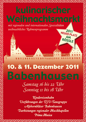 Babenhausen Plakat Herstmarkt